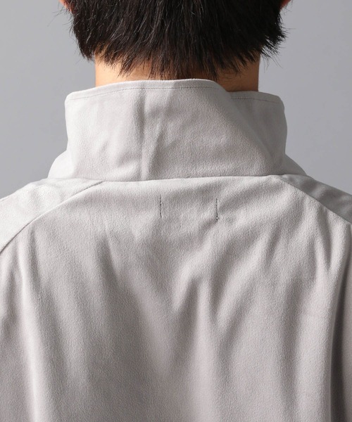 LAKOLE（ラコレ）の「ベロアハーフZIP / 603223（スウェット・メンズ・パープル/グレー/ブラック・MEDIUM/LARGE）」の5枚目の写真