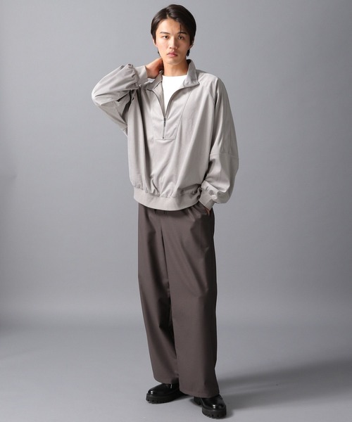 LAKOLE（ラコレ）の「ベロアハーフZIP / 603223（スウェット・メンズ・パープル/グレー/ブラック・MEDIUM/LARGE）」の18枚目の写真