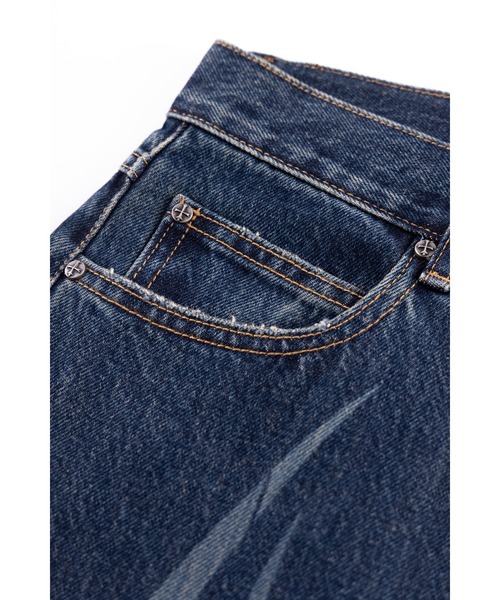 SUPPLIER（サプライヤー）の「バギーデニム｜Vintage Wash Tribal Double Knee Baggy Jeans｜SUPPLIER（デニムパンツ・メンズ・インディゴブルー/ブラック・SMALL/MEDIUM/LARGE/X-LARGE）」の17枚目の写真