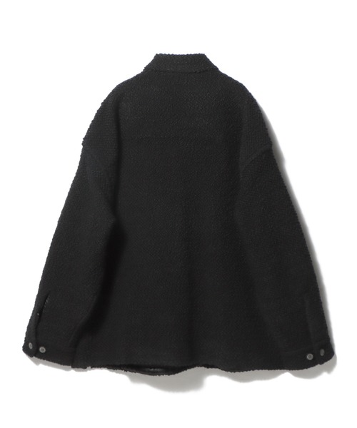 ESTNATION(エストネーション)の「onegravity / ロービングツイード オーバーレイヤーシャツ(シャツ/ブラウス・メンズ・ブラック・X-LARGE/LARGE/MEDIUM/SMALL)」の6枚目の写真