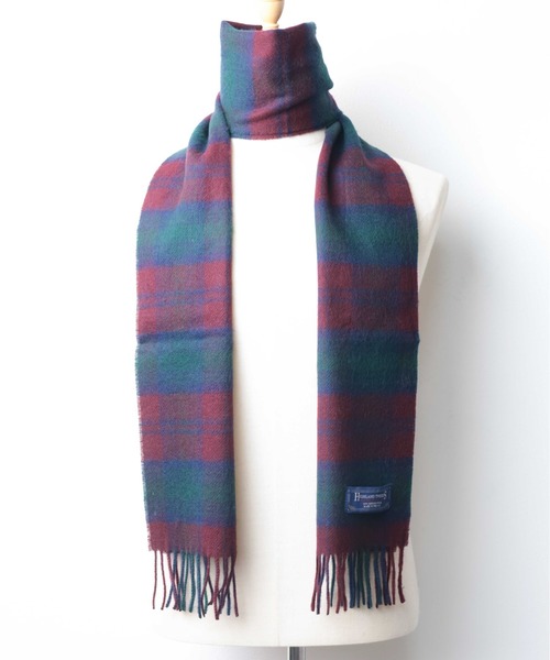 HIGHLAND TWEEDS（ハイランドツィード）の「【RES】【HIGHLAND TWEEDS/ハイランドツイード】WOOL SCARF（マフラー・メンズ・ワインレッド/ダークグレー/その他2/その他1/ブラック/その他/ベージュ・FREE）」の14枚目の写真
