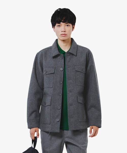 LACOSTE（ラコステ）の「防水 防風 ウールブレンド3レイヤージャケット