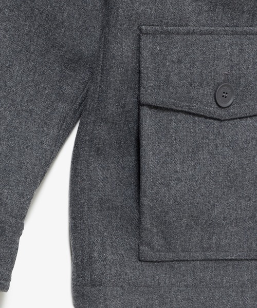 LACOSTE(ラコステ)の「防水 防風 ウールブレンド3レイヤージャケット(ブルゾン・メンズ・ブラック/グレー/チャコールグレー・46/48/50/52)」の13枚目の写真