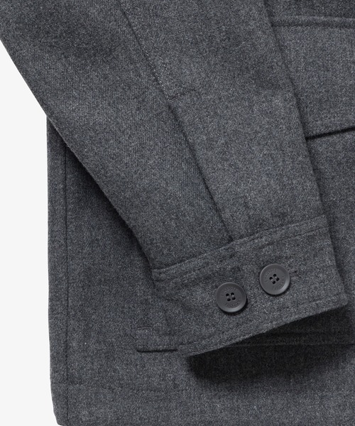 LACOSTE(ラコステ)の「防水 防風 ウールブレンド3レイヤージャケット(ブルゾン・メンズ・ブラック/グレー/チャコールグレー・46/48/50/52)」の14枚目の写真