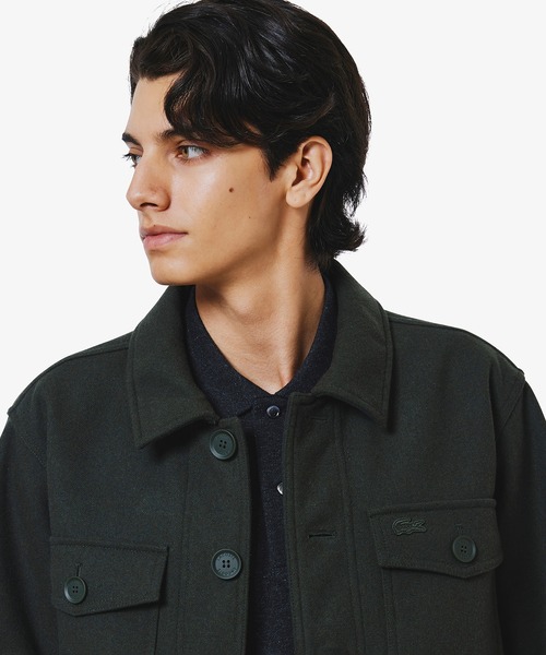 LACOSTE(ラコステ)の「防水 防風 ウールブレンド3レイヤージャケット(ブルゾン・メンズ・ブラック/グレー/チャコールグレー・46/48/50/52)」の17枚目の写真