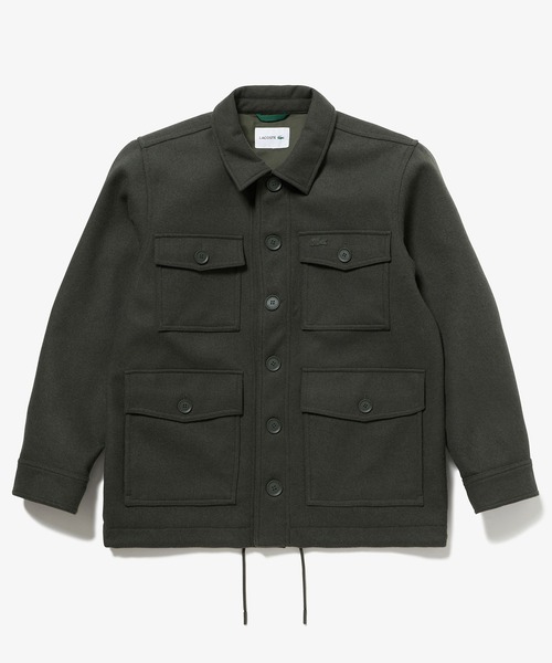 LACOSTE(ラコステ)の「防水 防風 ウールブレンド3レイヤージャケット(ブルゾン・メンズ・ブラック/グレー/チャコールグレー・46/48/50/52)」の18枚目の写真