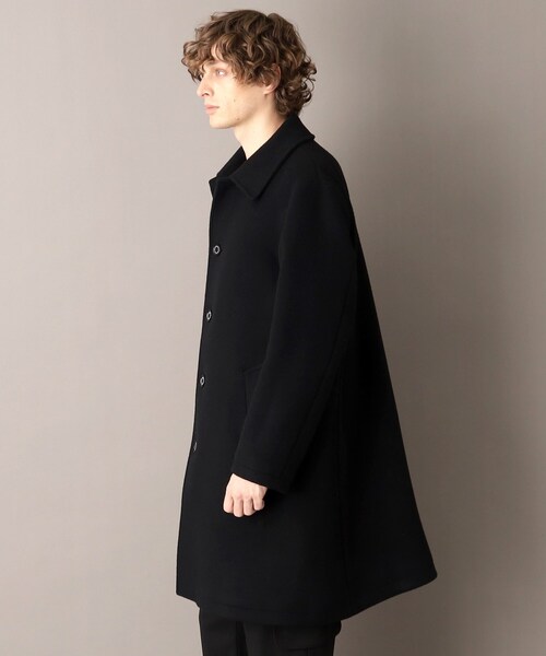 DRESSTERIOR（ドレステリア）の「【SUPER140’sウール】メルトン ステンカラーコート（ステンカラーコート・メンズ・ブラック・92/90/91）」の11枚目の写真