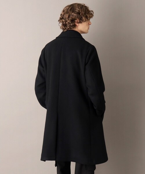 DRESSTERIOR（ドレステリア）の「【SUPER140’sウール】メルトン ステンカラーコート（ステンカラーコート・メンズ・ブラック・92/90/91）」の12枚目の写真