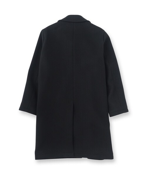 DRESSTERIOR（ドレステリア）の「【SUPER140’sウール】メルトン ステンカラーコート（ステンカラーコート・メンズ・ブラック・92/90/91）」の15枚目の写真
