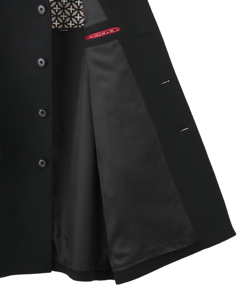 DRESSTERIOR（ドレステリア）の「【SUPER140’sウール】メルトン ステンカラーコート（ステンカラーコート・メンズ・ブラック・92/90/91）」の19枚目の写真