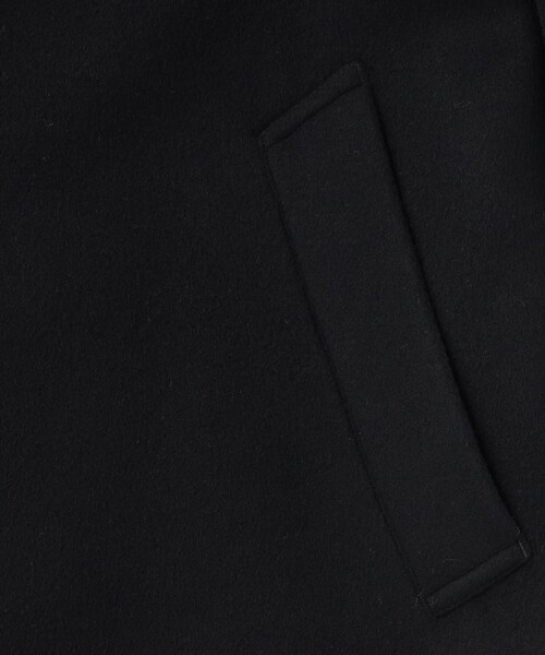 DRESSTERIOR（ドレステリア）の「【SUPER140’sウール】メルトン ステンカラーコート（ステンカラーコート・メンズ・ブラック・92/90/91）」の20枚目の写真