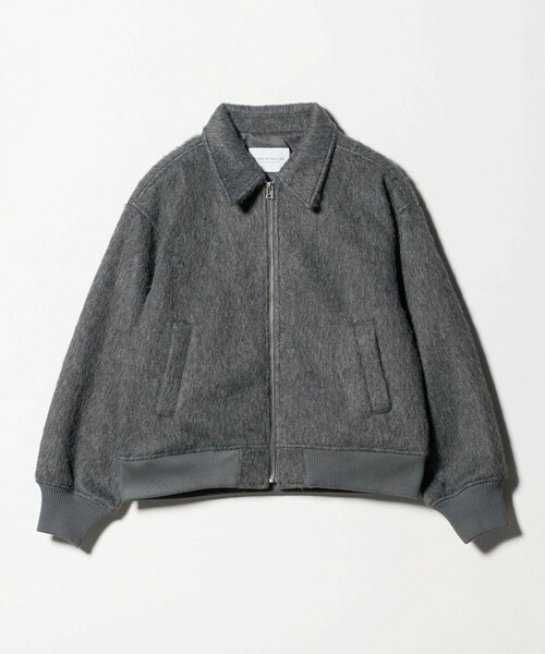 A DAY IN THE LIFE UNITED ARROWS（アデイインザライフユナイテッドアローズ）の「シャギー ジップブルゾン ＜A DAY IN THE LIFE＞（ブルゾン・レディース・ナチュラル/グレー系/ブラック・FREE）」の10枚目の写真