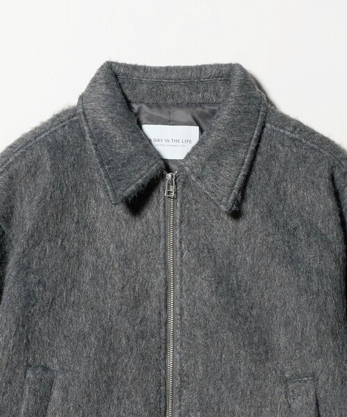 A DAY IN THE LIFE UNITED ARROWS（アデイインザライフユナイテッドアローズ）の「シャギー ジップブルゾン ＜A DAY IN THE LIFE＞（ブルゾン・レディース・ナチュラル/グレー系/ブラック・FREE）」の12枚目の写真