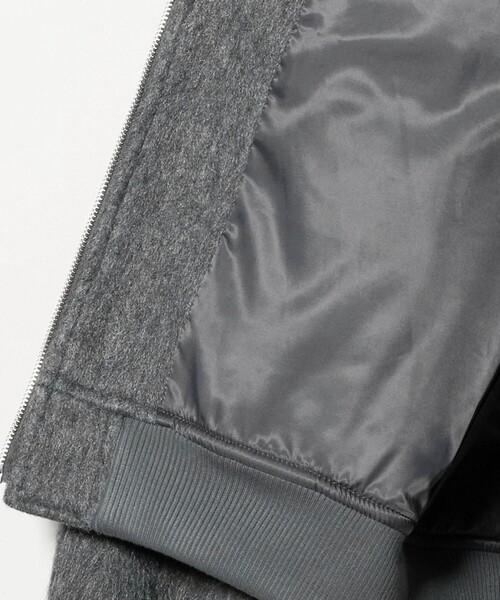 A DAY IN THE LIFE UNITED ARROWS（アデイインザライフユナイテッドアローズ）の「シャギー ジップブルゾン ＜A DAY IN THE LIFE＞（ブルゾン・レディース・ナチュラル/グレー系/ブラック・FREE）」の15枚目の写真