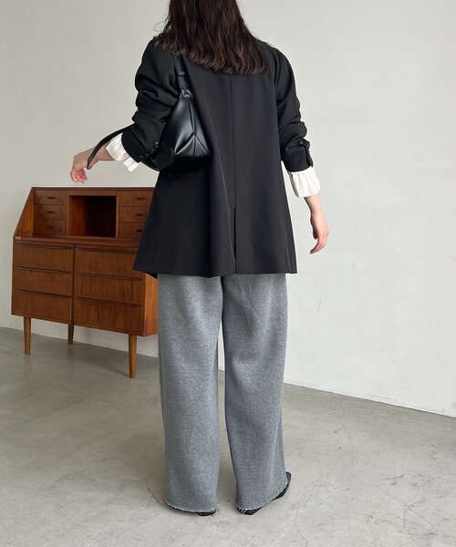 CAPRICIEUX LE'MAGE（カプリシューレマージュ）の「裏起毛スウェットパンツ（その他パンツ・レディース・ブラウン/グレー・36/38）」の6枚目の写真