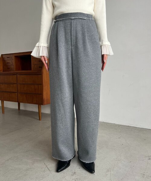 CAPRICIEUX LE'MAGE（カプリシューレマージュ）の「裏起毛スウェットパンツ（その他パンツ・レディース・ブラウン/グレー・36/38）」の11枚目の写真