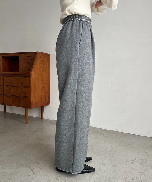 CAPRICIEUX LE'MAGE（カプリシューレマージュ）の「裏起毛スウェットパンツ（その他パンツ・レディース・ブラウン/グレー・36/38）」の12枚目の写真