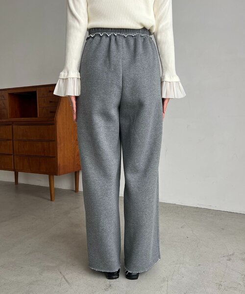 CAPRICIEUX LE'MAGE（カプリシューレマージュ）の「裏起毛スウェットパンツ（その他パンツ・レディース・ブラウン/グレー・36/38）」の13枚目の写真