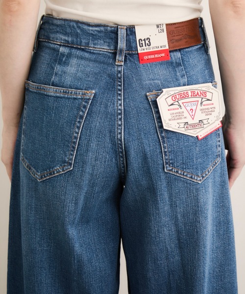 GUESS JEANS(ゲスジーンズ)の「【GUESS(ゲス)】PLEATED EXTRA WIDE LEG(デニムパンツ・レディース・ブルー系その他3/ブラック系その他・M/L/S)」の9枚目の写真