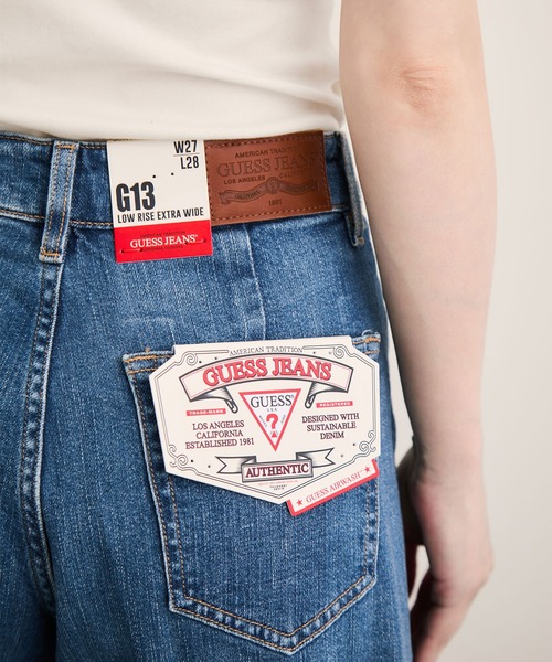 GUESS JEANS(ゲスジーンズ)の「【GUESS(ゲス)】PLEATED EXTRA WIDE LEG(デニムパンツ・レディース・ブルー系その他3/ブラック系その他・M/L/S)」の13枚目の写真