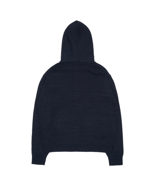 THECOLDESTMOMENT(ザコールデストモーメント)の「TCM starfish logo knit hoodie (navy)(ニット/セーター・レディース・その他・SMALL/MEDIUM/LARGE)」の3枚目の写真