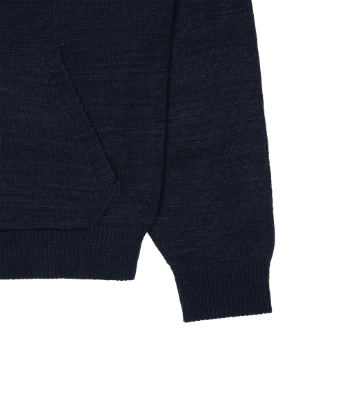 THECOLDESTMOMENT(ザコールデストモーメント)の「TCM starfish logo knit hoodie (navy)(ニット/セーター・レディース・その他・SMALL/MEDIUM/LARGE)」の4枚目の写真