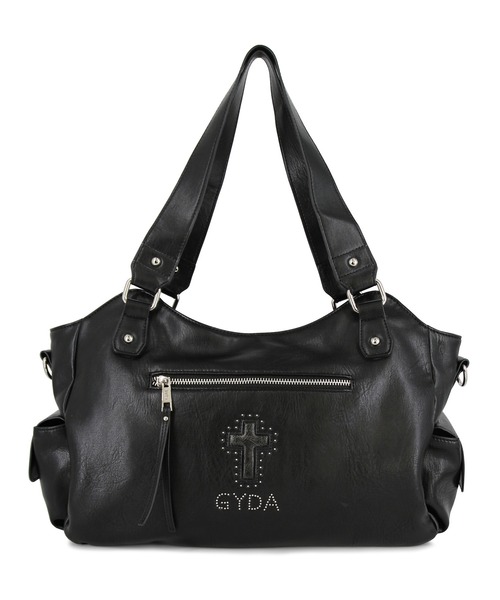 GYDA（ジェイダ）の「【WEB限定商品】GYDA (ジェイダ)GYDAリバーシブル2WAYトートバッグ ショルダーバッグ GY-B338 クロスシリーズ（トートバッグ・レディース・ブラック/グレー・FREE）」の10枚目の写真