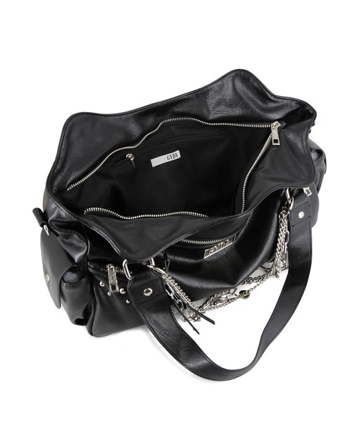 GYDA（ジェイダ）の「【WEB限定商品】GYDA (ジェイダ)GYDAリバーシブル2WAYトートバッグ ショルダーバッグ GY-B338 クロスシリーズ（トートバッグ・レディース・ブラック/グレー・FREE）」の12枚目の写真
