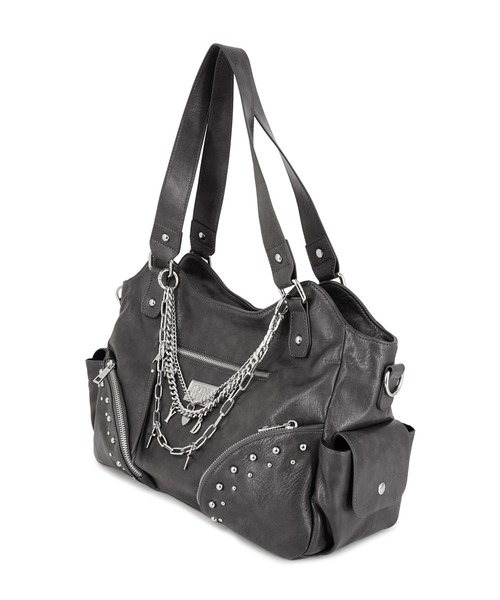 GYDA（ジェイダ）の「【WEB限定商品】GYDA (ジェイダ)GYDAリバーシブル2WAYトートバッグ ショルダーバッグ GY-B338 クロスシリーズ（トートバッグ・レディース・ブラック/グレー・FREE）」の16枚目の写真