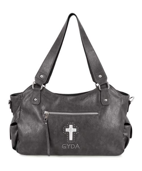 GYDA（ジェイダ）の「【WEB限定商品】GYDA (ジェイダ)GYDAリバーシブル2WAYトートバッグ ショルダーバッグ GY-B338 クロスシリーズ（トートバッグ・レディース・ブラック/グレー・FREE）」の17枚目の写真