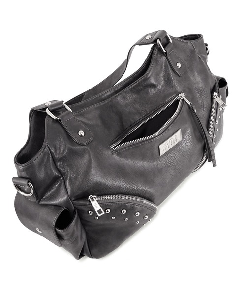 GYDA（ジェイダ）の「【WEB限定商品】GYDA (ジェイダ)GYDAリバーシブル2WAYトートバッグ ショルダーバッグ GY-B338 クロスシリーズ（トートバッグ・レディース・ブラック/グレー・FREE）」の22枚目の写真