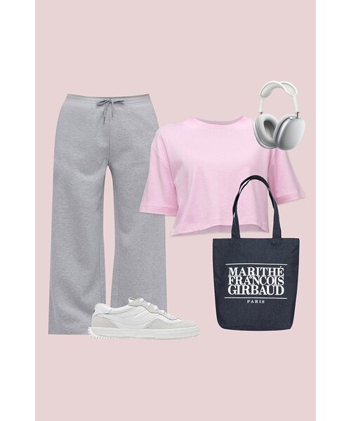MUSINSA STANDARD WOMAN（ムシンサスタンダードウーマン）の「ウィメンズリラックスフィットクルーネッククロップTシャツ[ピンク]（Tシャツ/カットソー・レディース・その他・SMALL/MEDIUM/LARGE/X-SMALL）」の9枚目の写真