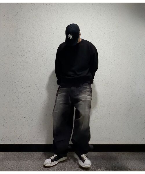 UNDEROFF(アンダーオフ)の「セミクロップスウェットブラック(スウェット・メンズ・ブラック・MEDIUM/LARGE/X-LARGE)」の3枚目の写真