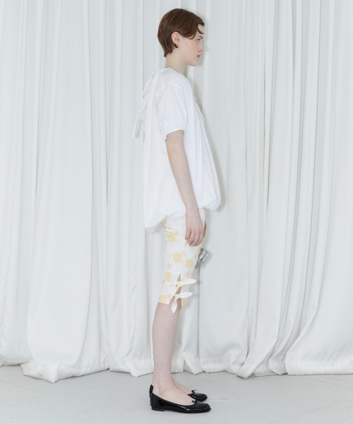 SINOON(シヌーン)の「VOLUME HALF BLOUSE (WHITE)(シャツ/ブラウス・レディース・ホワイト・FREE)」の3枚目の写真