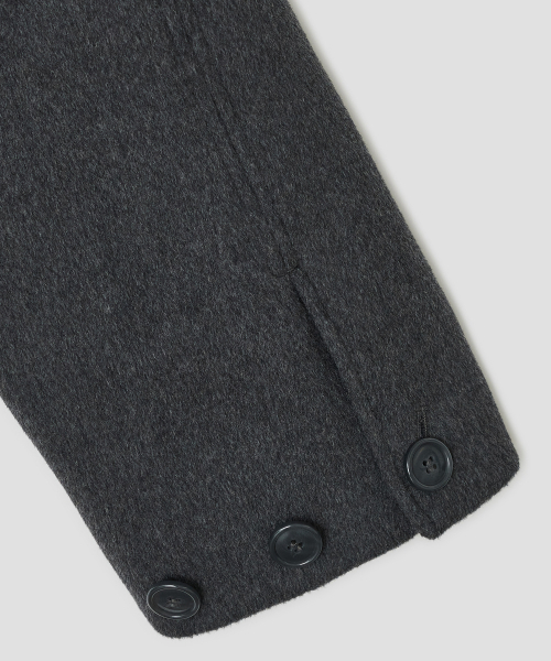 TYPESERVICE（タイプサービス）の「Hooded Half Coat [Charcoal]（ダッフルコート・レディース・その他・FREE）」の5枚目の写真