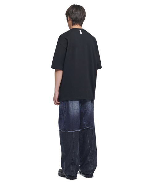 NOMANUAL(NOMANUAL)の「ARCHED TEXT T-SHIRT - BLACK(Tシャツ/カットソー・レディース・その他・X-LARGE/SMALL/MEDIUM/LARGE)」の4枚目の写真