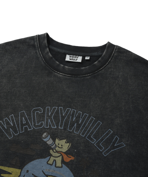 Wacky WiLLy(ワッキーウィリー)の「キキ ウォッシング グラフィック スウェット チャコール(スウェット・レディース・その他・SMALL/MEDIUM/LARGE/X-LARGE)」の4枚目の写真
