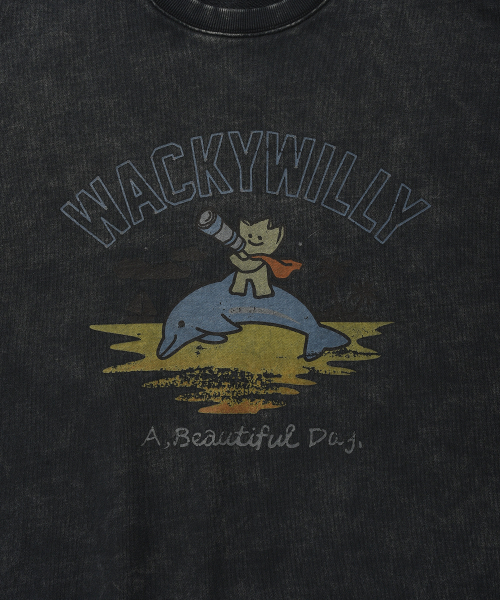 Wacky WiLLy(ワッキーウィリー)の「キキ ウォッシング グラフィック スウェット チャコール(スウェット・レディース・その他・SMALL/MEDIUM/LARGE/X-LARGE)」の5枚目の写真