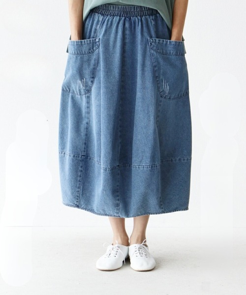 魔法のつぼみスカート（スカート）｜sanpo kuschel（サンポクシェル