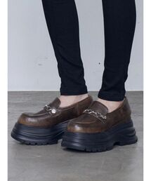 EMODA（エモダ）の「ハートチェーンローファー（ローファー）」