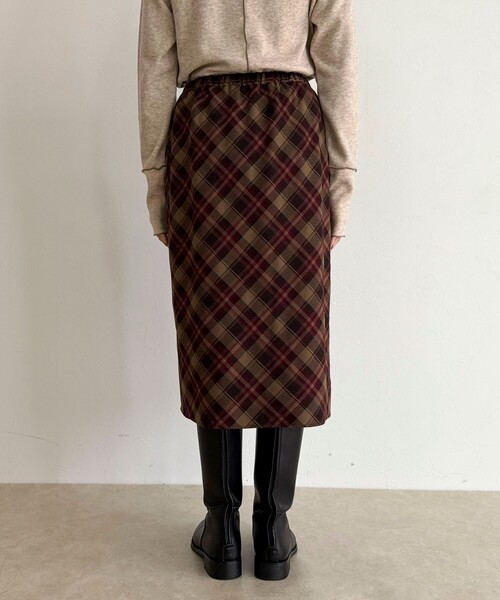 fredy emue（フレディエミュ）の「チェックミディスカート（スカート・レディース・ブラウン系その他/グリーン系その他/ブルー系その他・38）」の16枚目の写真