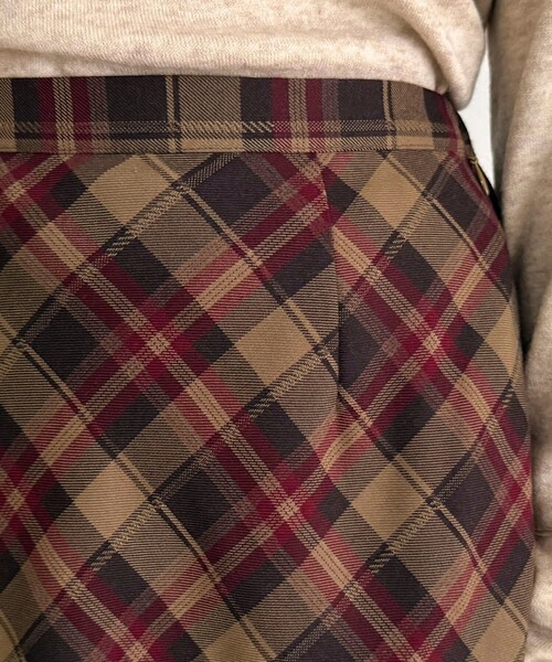 fredy emue（フレディエミュ）の「チェックミディスカート（スカート・レディース・ブラウン系その他/グリーン系その他/ブルー系その他・38）」の21枚目の写真