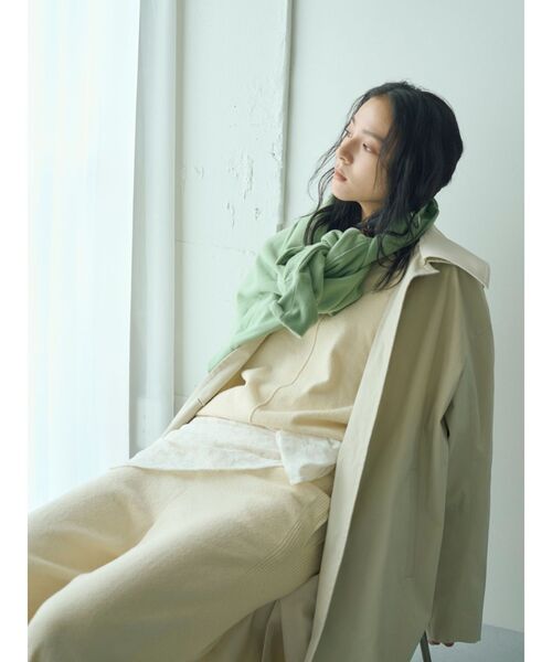 Ungrid（アングリッド）の「ミニループヤーンルーズニット（ニット/セーター・レディース・ブラウン/アイボリー・FREE）」の3枚目の写真