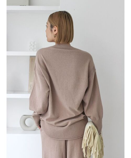 Ungrid（アングリッド）の「ミニループヤーンルーズニット（ニット/セーター・レディース・ブラウン/アイボリー・FREE）」の14枚目の写真