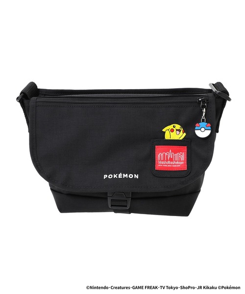 Manhattan Portage（マンハッタンポーテージ）の「NYLON MESSENGER BAG (SM) FZP Pokemon 25（メッセンジャーバッグ・メンズ・ブラック・SMALL）」の15枚目の写真