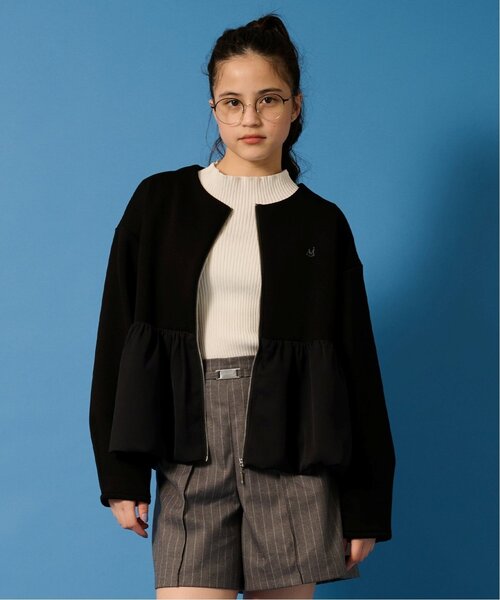 pom ponette junior（ポンポネットジュニア）の「【GOOD PRICE】【130cmあり】プチハイネックプルオーバー（Tシャツ/カットソー・キッズ・オフホワイト/カラフル/レッド/ブラック・L:160cm/130cm/M:150cm/S:140cm）」の14枚目の写真