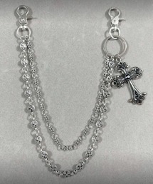 UP START（アップスタート）の「クロスチャームシルバーウォレットチェーン（ウォレットチェーン）」