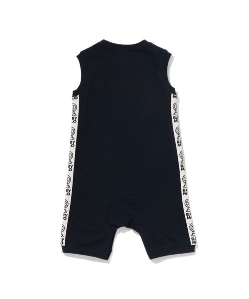 A BATHING APE(アベイシングエイプ)の「BABY MILO LINE TAPE ROMPERS(ロンパース・キッズ・ネイビー/ホワイト・70/80)」の9枚目の写真