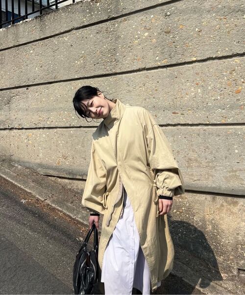 WEDNESDAY OASIS(ウェンズデーオアシス)の「90年代クラシックフィッシュテールロングミリタリージャケット_ブラック(WC25-OT02)(ミリタリージャケット・メンズ・ブラック・MEDIUM/LARGE)」の2枚目の写真