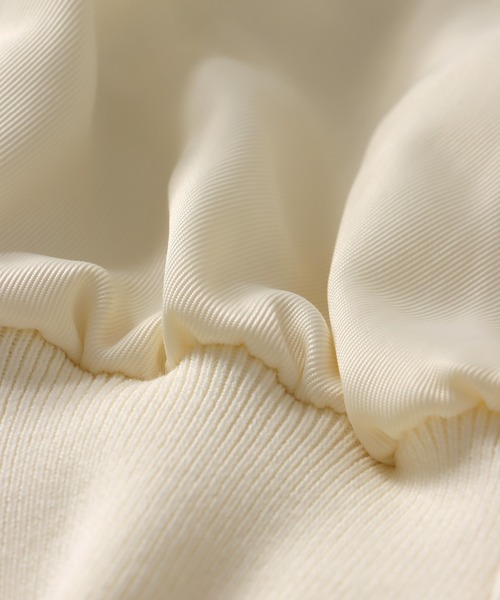 DRESSLAVE(ドレスレイブ)の「nylon short blouson(ナイロンショートブルゾン)(ブルゾン・レディース・カーキ/ホワイト・38)」の5枚目の写真